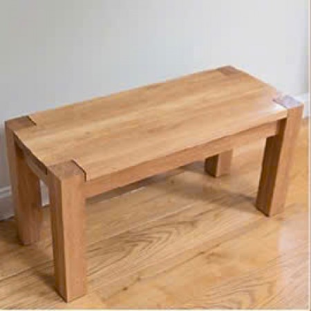 ChunKy Oak : Ghế Băng Dài Gổ Sồi - W90cm